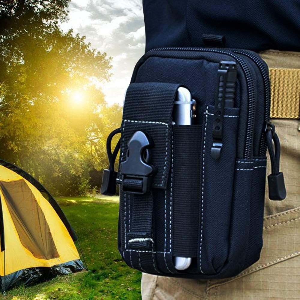 Outdoor Camping Bag - Bolsa tática molle para cinto, bolsa