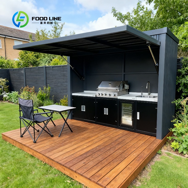 Outdoor Camping Kitchen - Cozinha Móvel Dobrável Personalizada para Exterior