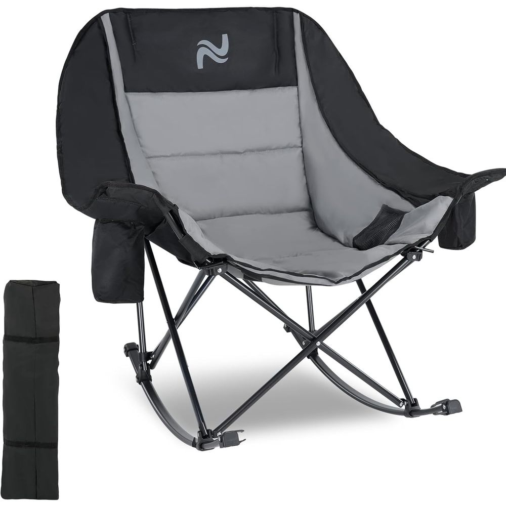 Outdoor Camping Rocking Chair - Cadeira de Balanço Portátil para Exterior