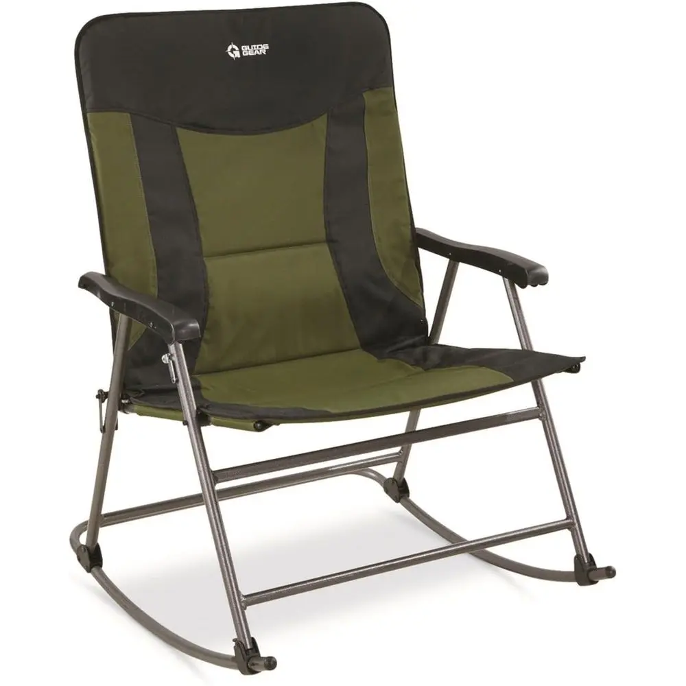 Outdoor Camping Rocking Chair - Cadeira de camping portátil com capacidade