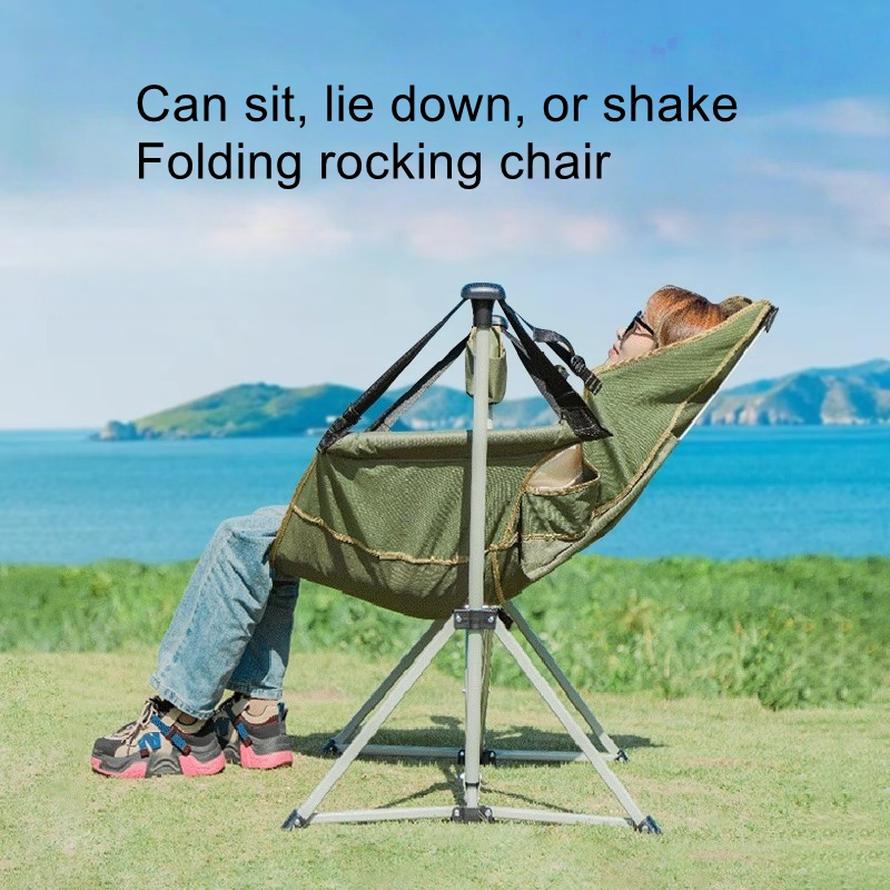Outdoor Camping Rocking Chair - Cadeira de balanço portátil para viagens