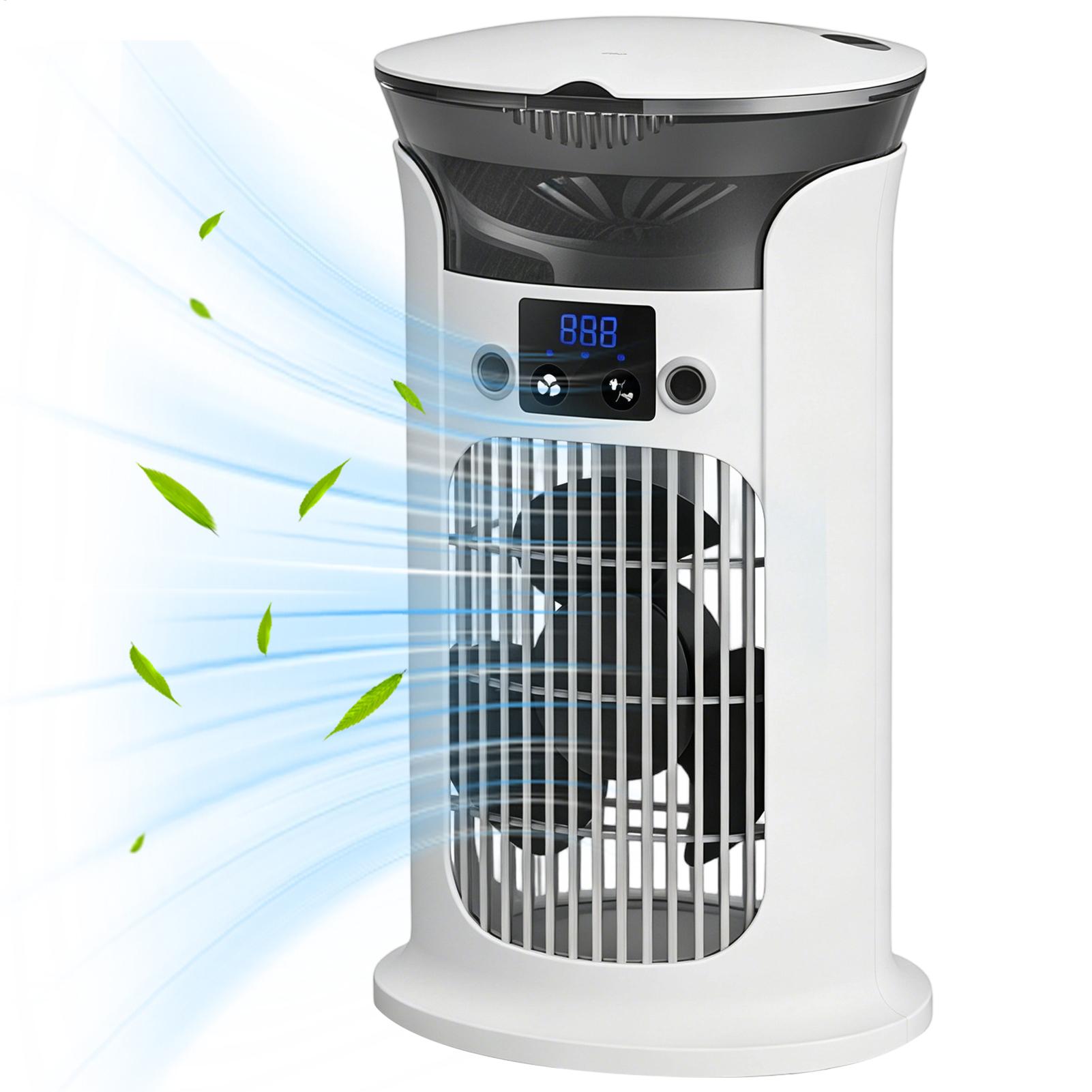 Outdoor Camping Kitchen - Ventilador de Mesa Portátil Ajustável com