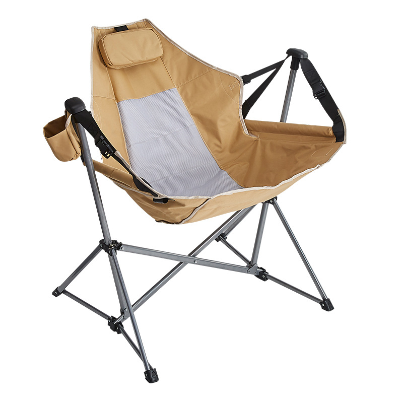 Outdoor Camping Rocking Chair - Cadeira de Balanço Leve e Portátil