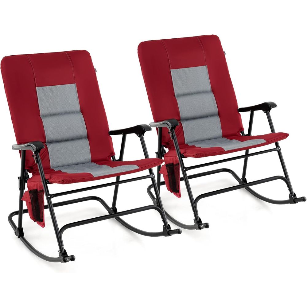Outdoor Camping Rocking Chair - Cadeira de balanço externa extra grande
