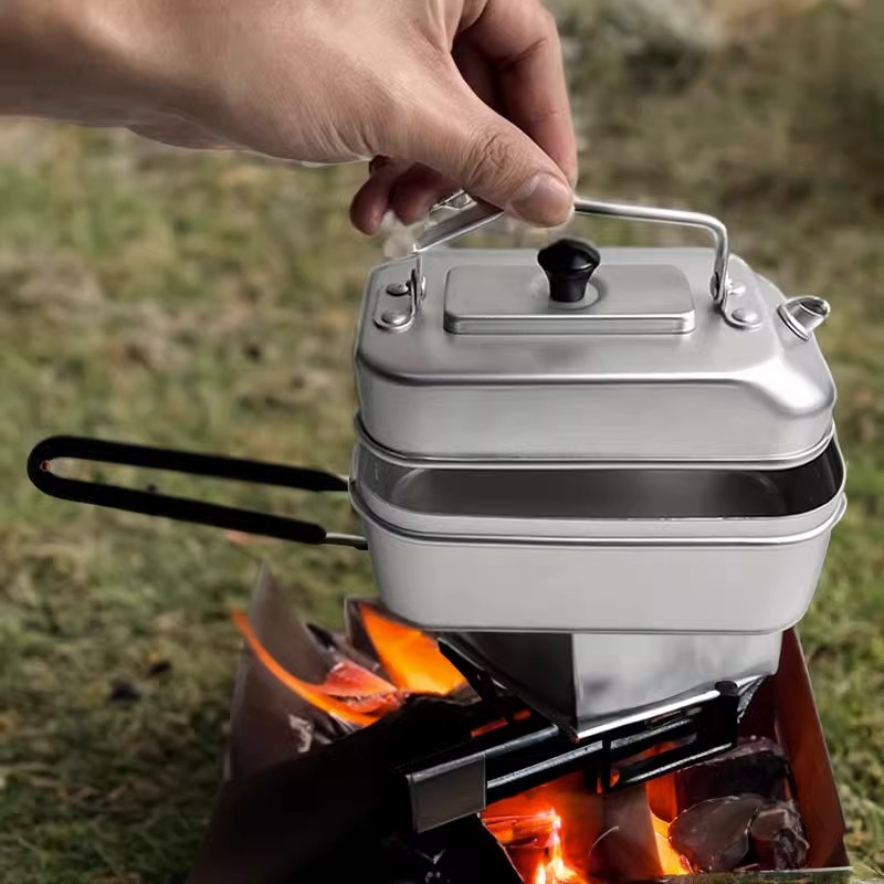 Outdoor Camping Kitchen Table - Ultraleve Portátil Picnic Chaleira, Camping Bule,