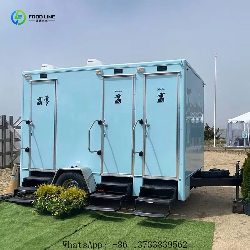 Outdoor Camping Events 2026 - Trailer de Banheiro Móvel de Luxo