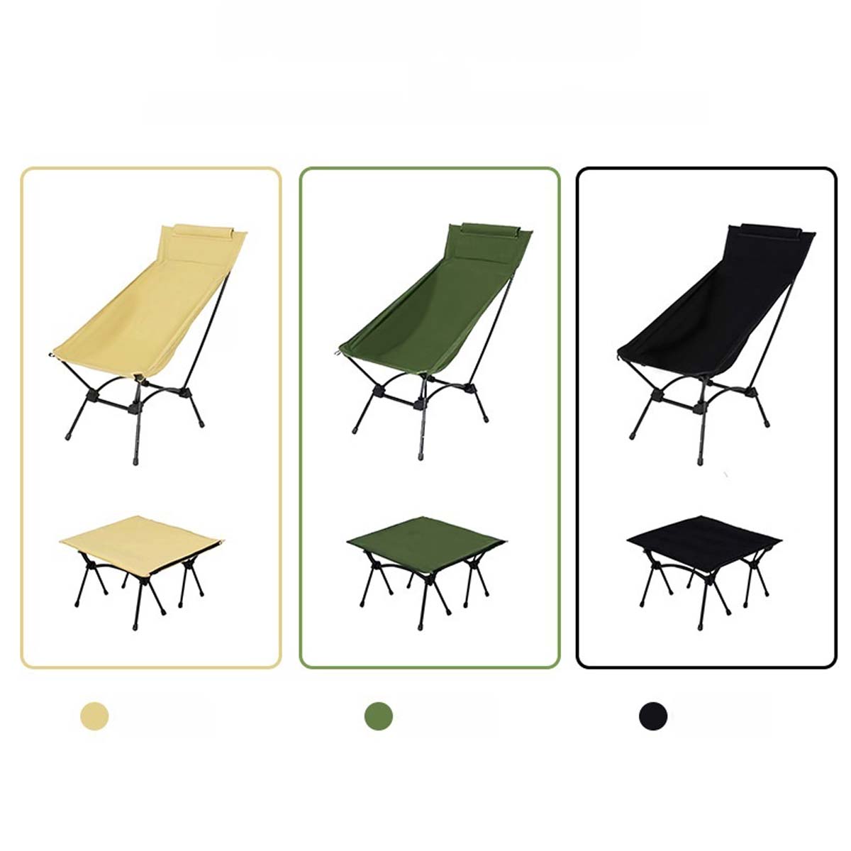 Outdoor Camping Rocking Chair - Multi-função acampamento lua cadeira ao ar