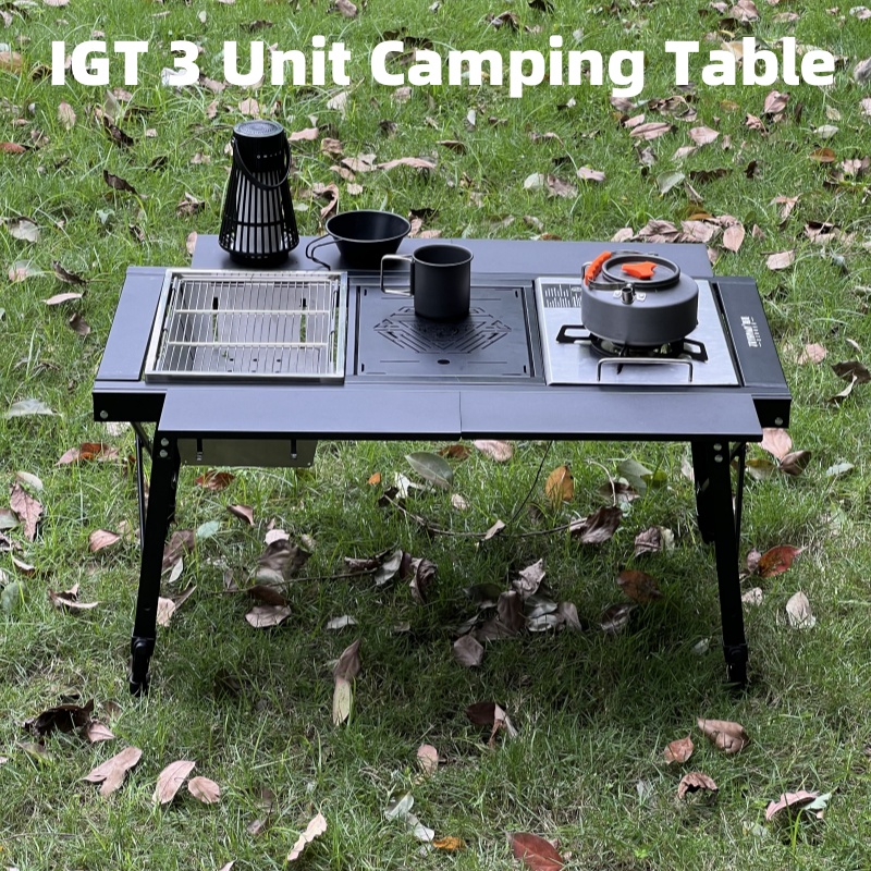 Outdoor Camping Kitchen Table - Mesa multifuncional destacável para churrasco IGT
