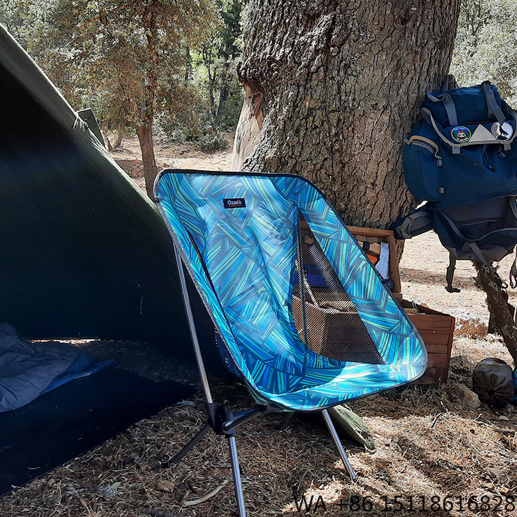 Outdoor Camping Folding Chair - Cadeira de Camping Portátil e Dobrável,