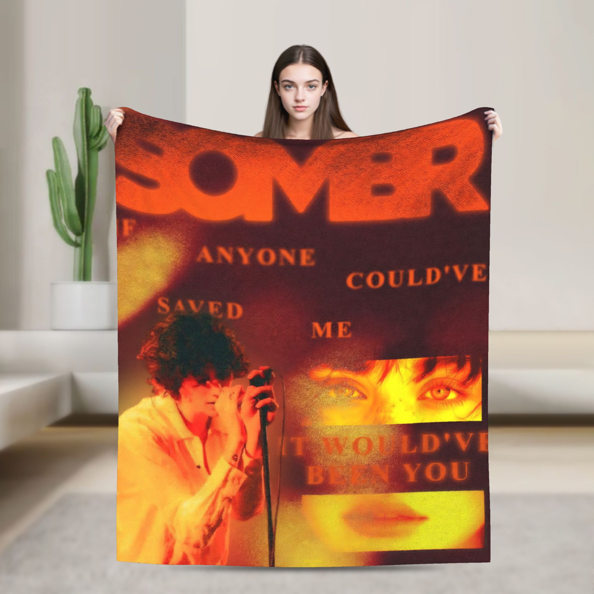 Outdoor Camping Ideas For Adults - Cobertor musical Sombr, cobertor de flanela