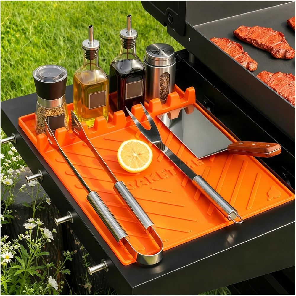 Outdoor Camping Kitchen - Tapetes de Silicone para Grelha ou