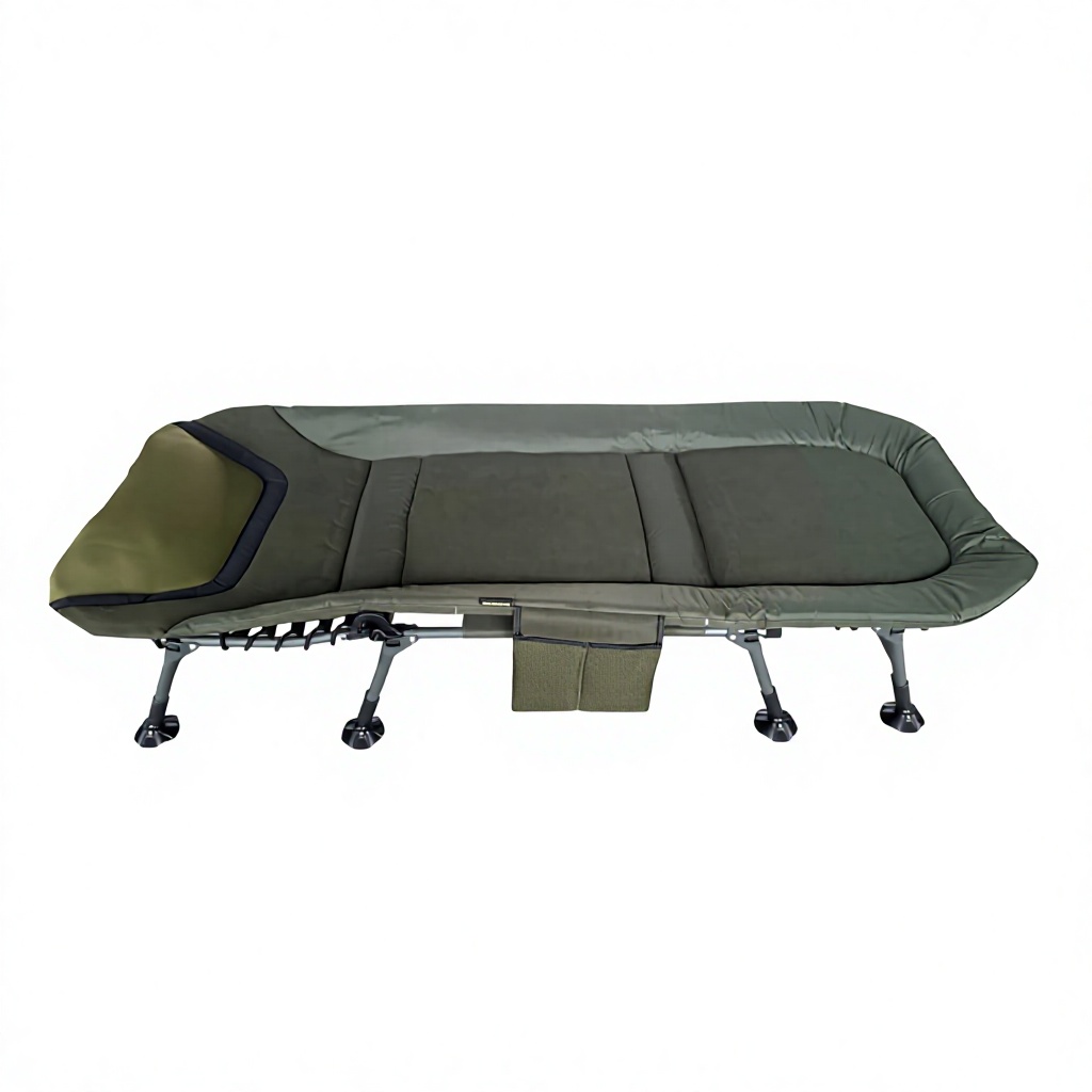 Outdoor Camping Cot - Cama de Camping Dobrável Ajustável, Cama