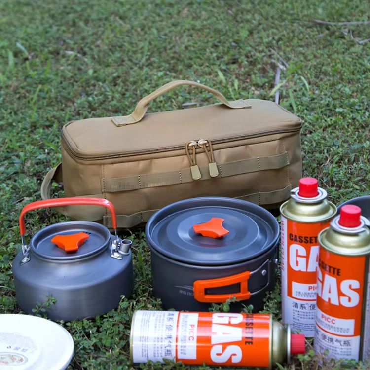 Outdoor Camping Cooking Equipment - Bolsa de armazenamento de utensílios de