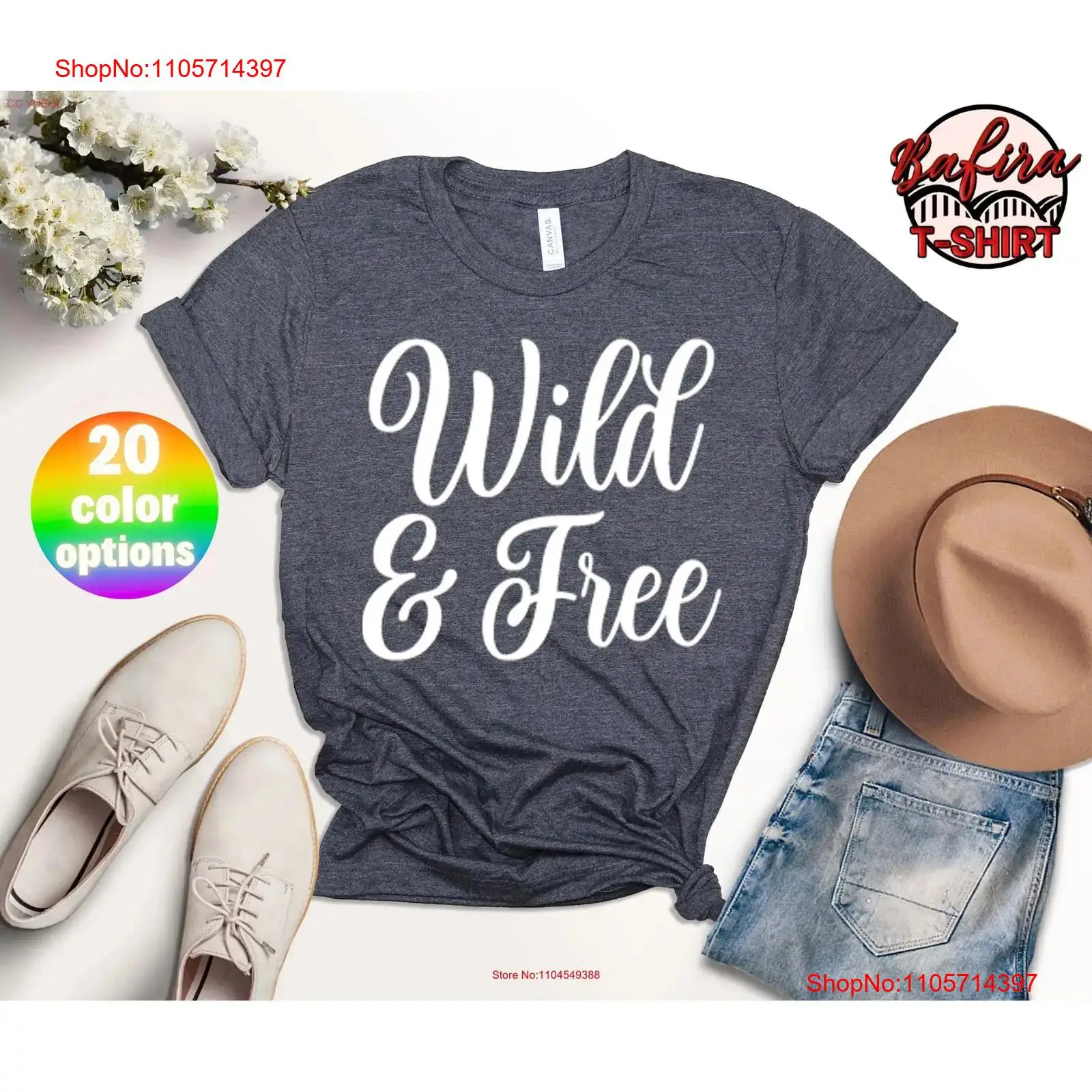Outdoor Camping Quotes - Camiseta Wild And Free All Good