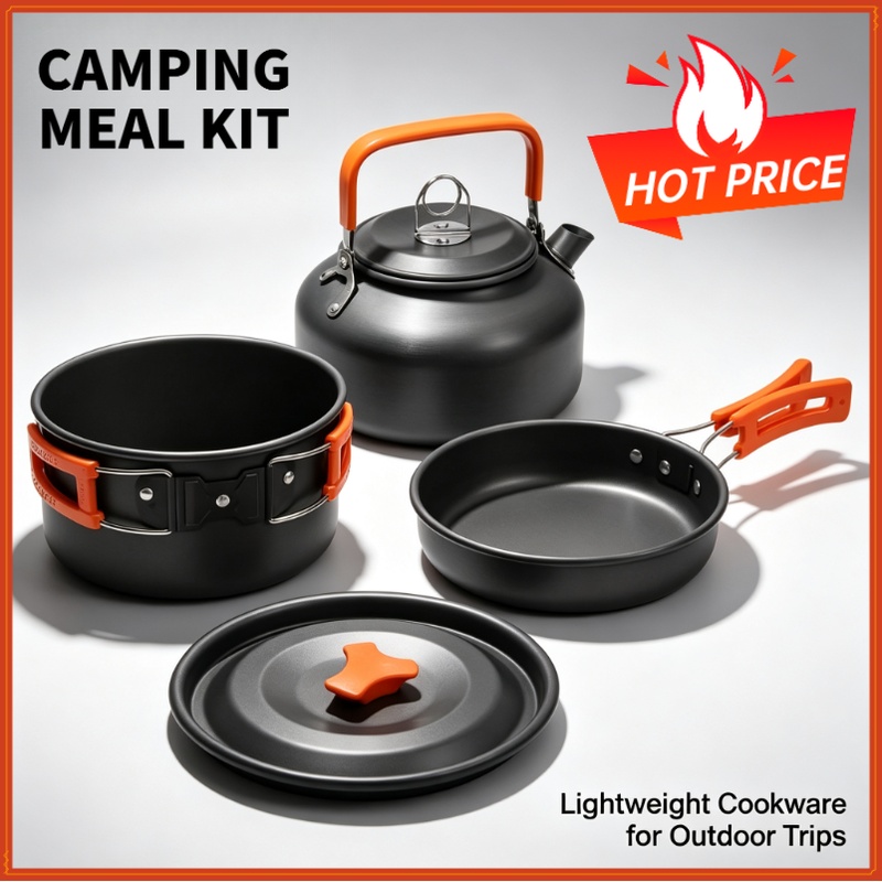 Outdoor Camping Kitchen Table - Conjunto de utensílios de cozinha para