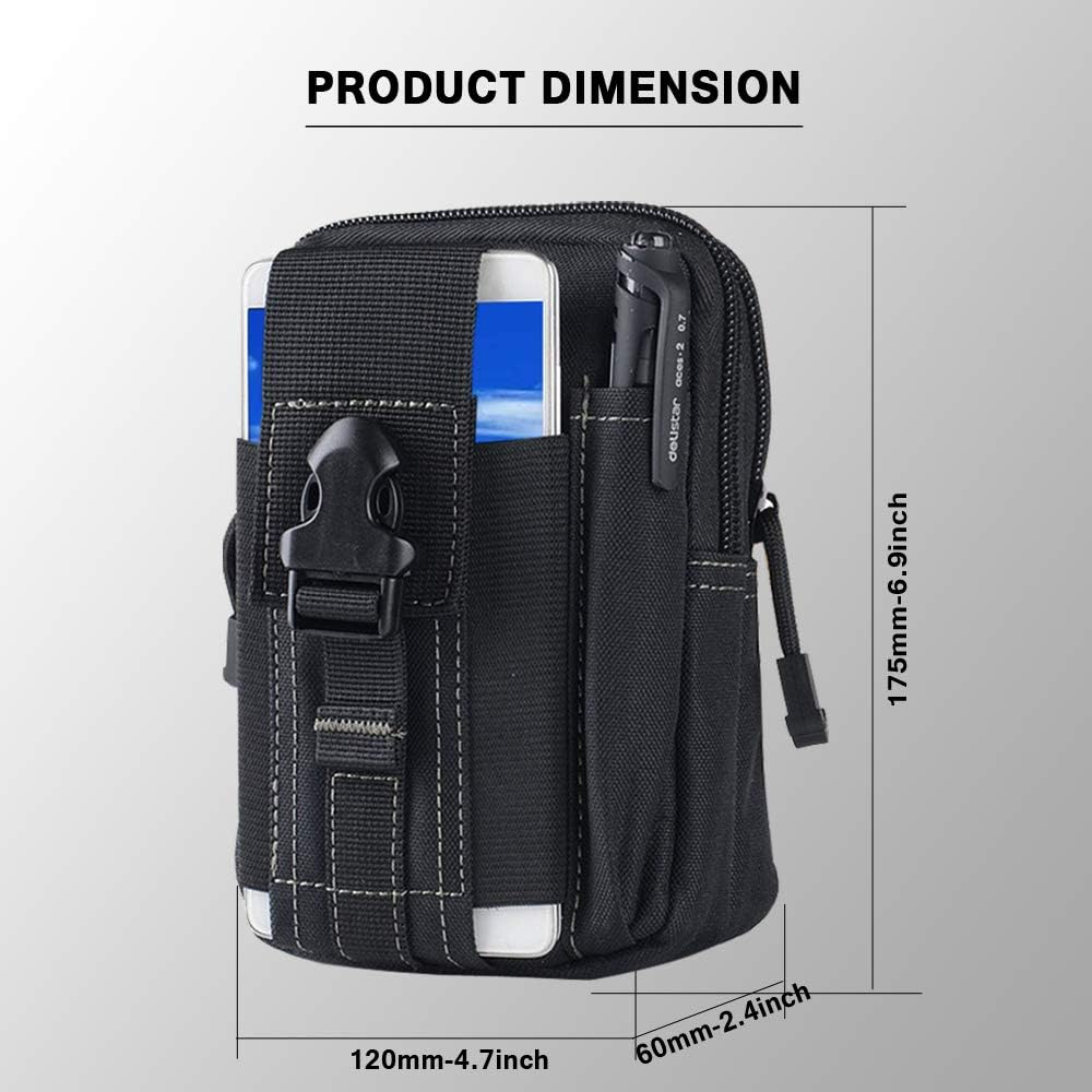 Bolsa tática molle para cinto, - Outdoor Camping Bag avaliação e preço