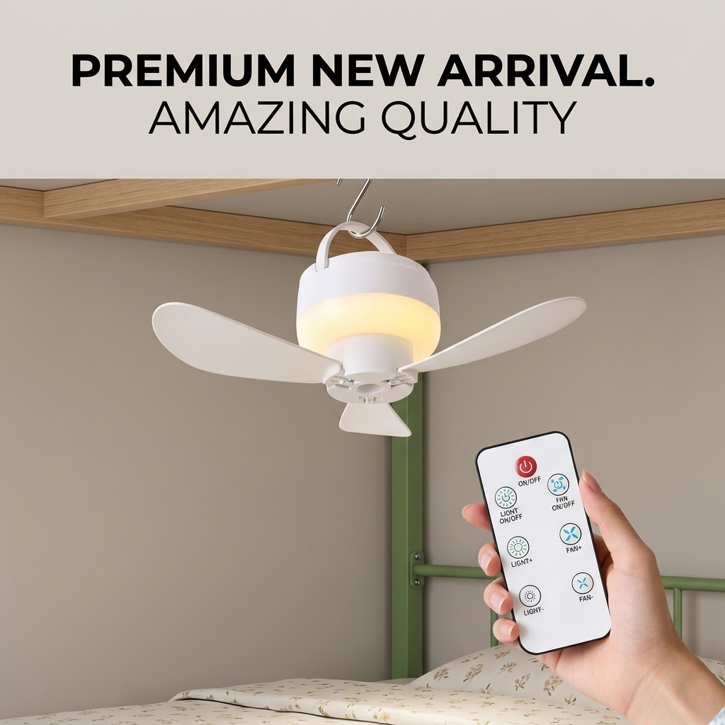 Ventilador de Teto Pequeno Por - Outdoor Camping Cot avaliação e preço
