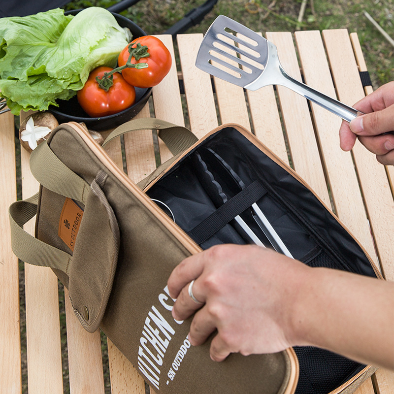 Conjunto de Utensílios de Cozi - Outdoor Camping Kitchen Table avaliação e preço