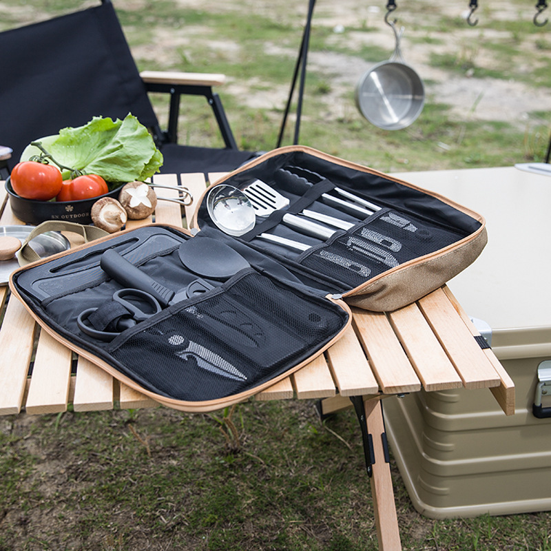 Conjunto de Utensílios de Cozi - Outdoor Camping Kitchen Table avaliação e preço