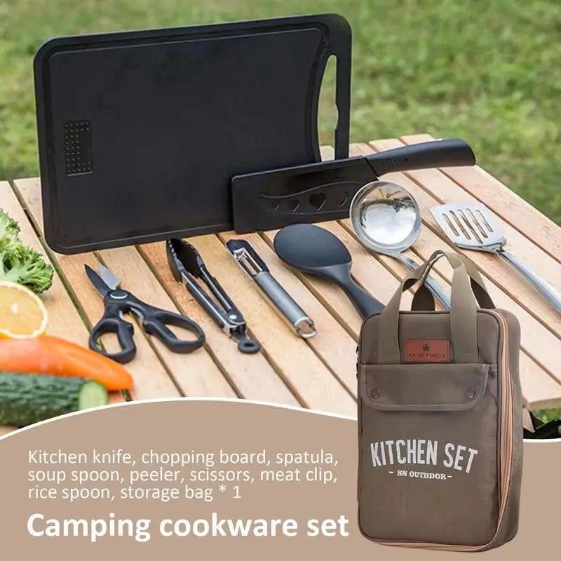 Conjunto de Utensílios de Cozi - Outdoor Camping Kitchen Table avaliação e preço