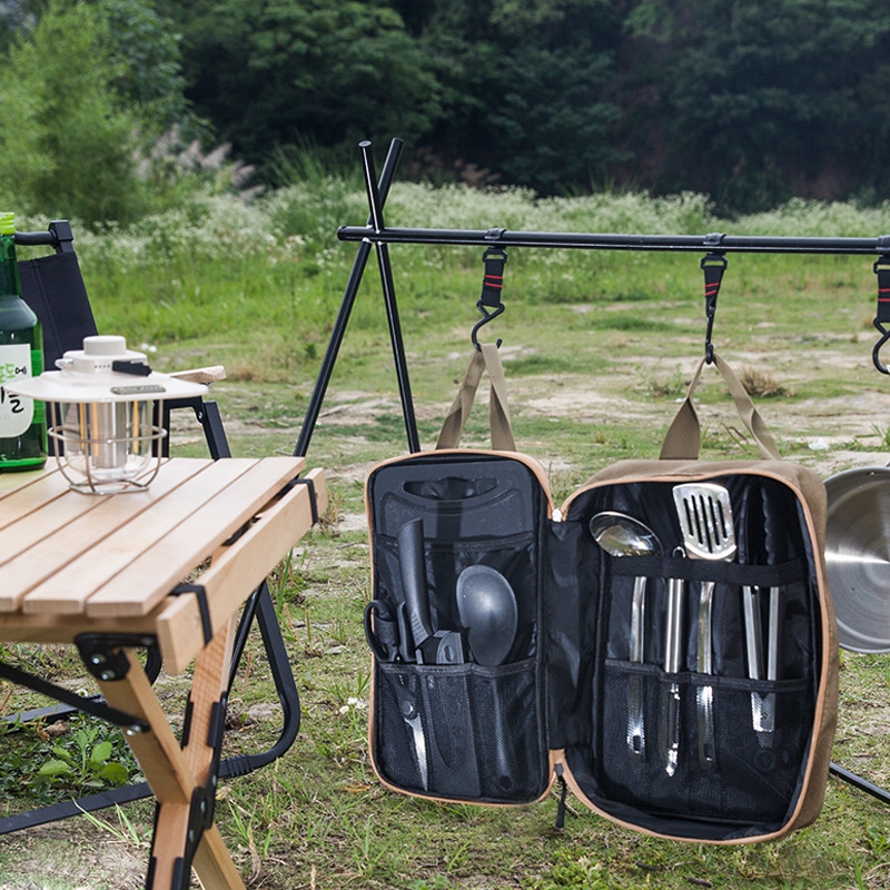 Conjunto de Utensílios de Cozi - Outdoor Camping Kitchen Table avaliação e preço