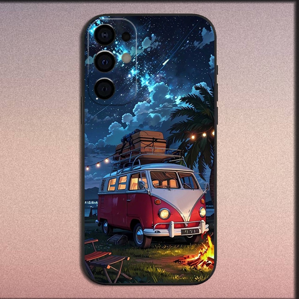Combi van carro capa de telefo - Outdoor Camping Quotes avaliação e preço