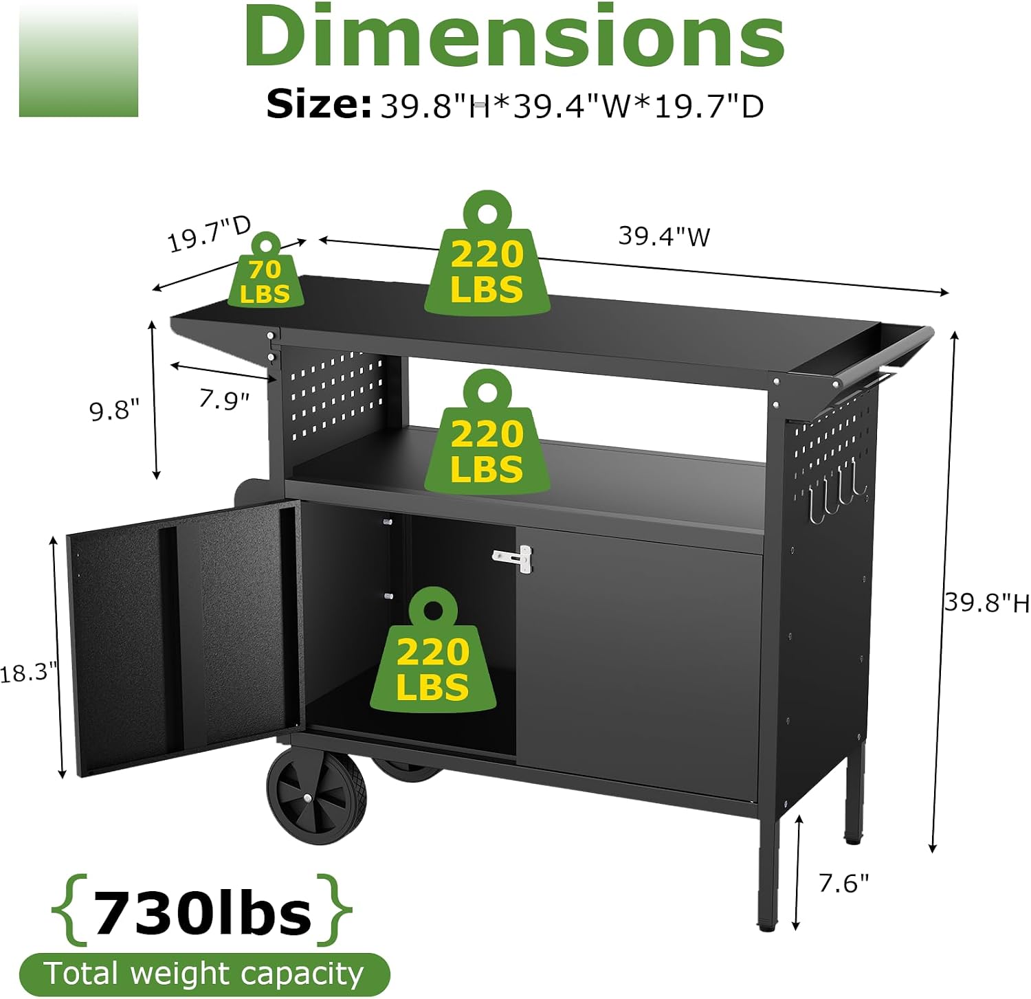 Carrinho de Churrasco para Ext - Outdoor Camping Kitchen avaliação e preço