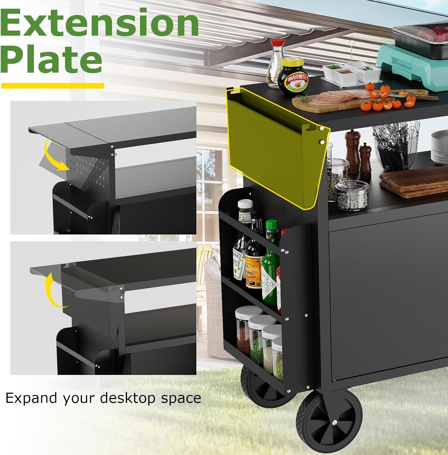 Carrinho de Churrasco para Ext - Outdoor Camping Kitchen avaliação e preço