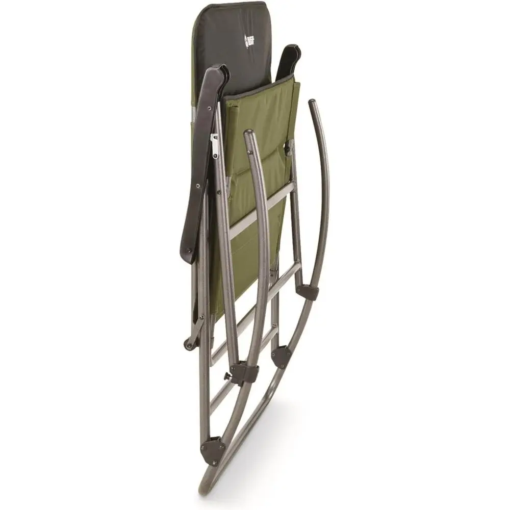 Cadeira de camping portátil co - Outdoor Camping Rocking Chair avaliação e preço