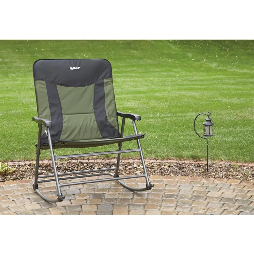 Cadeira de camping portátil co - Outdoor Camping Rocking Chair avaliação e preço