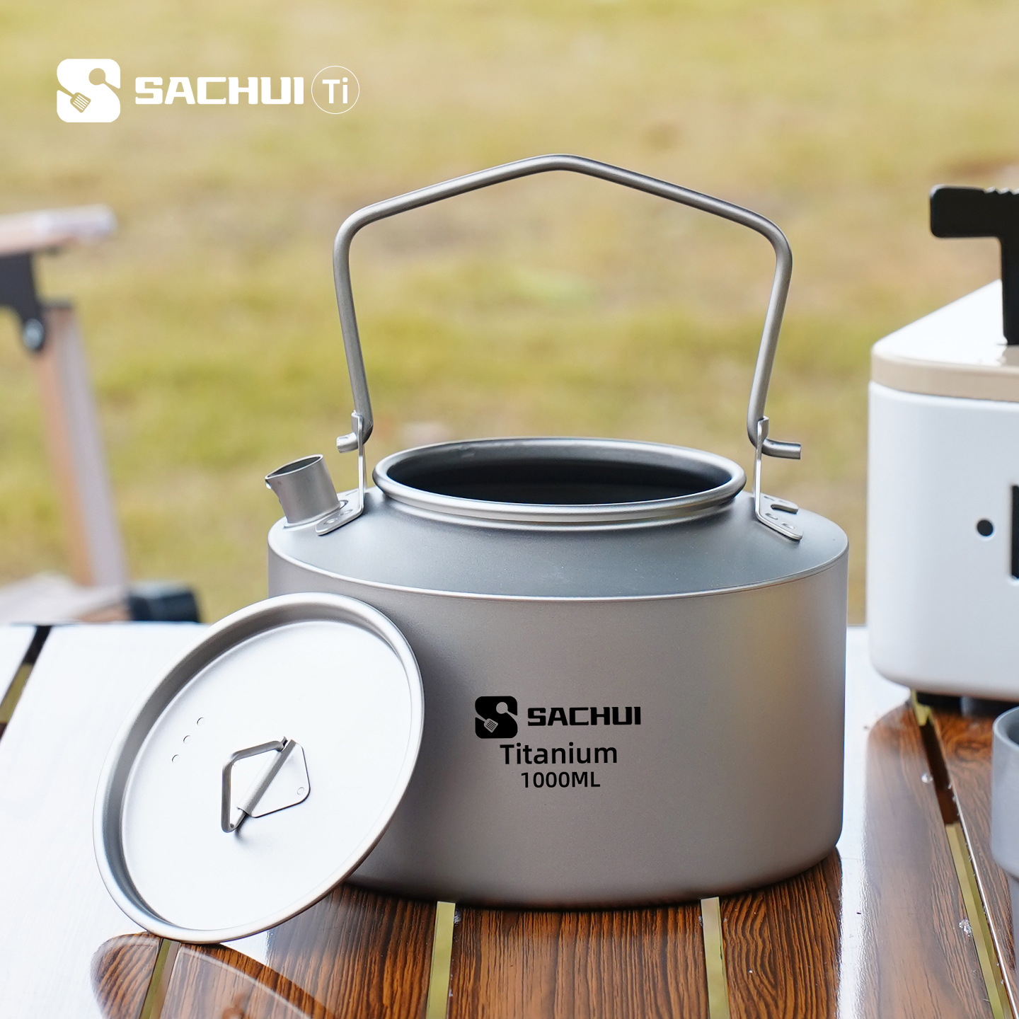 Chaleira de titânio puro 1000m - Outdoor Camping Cooking Equipment avaliação e preço