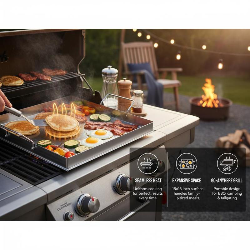 Chapa de Grelhar Universal Ret - Outdoor Camping Kitchen avaliação e preço