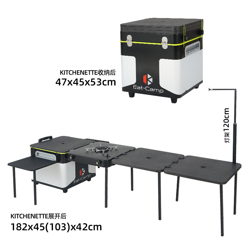 Mesa de Cozinha Portátil para  - Outdoor Camping Kitchen Table avaliação e preço
