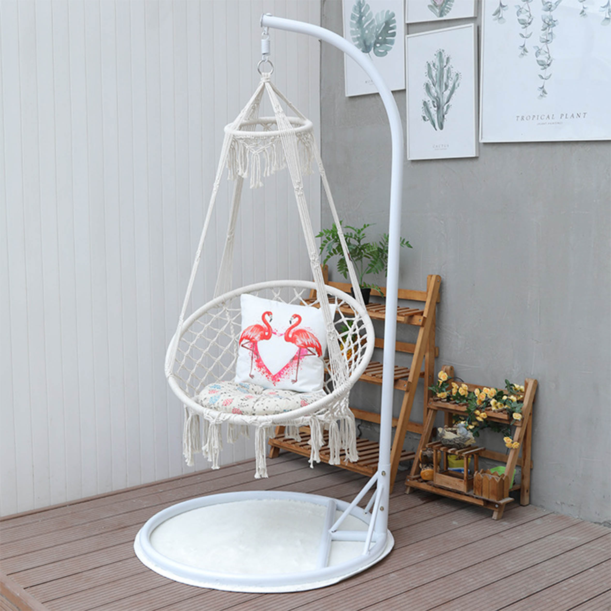 3 lugares jardim rattan corda  - Outdoor Camping Rocking Chair avaliação e preço