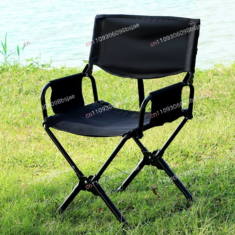 Cadeira dobrável resistente e  - Outdoor Camping Folding Chair avaliação e preço