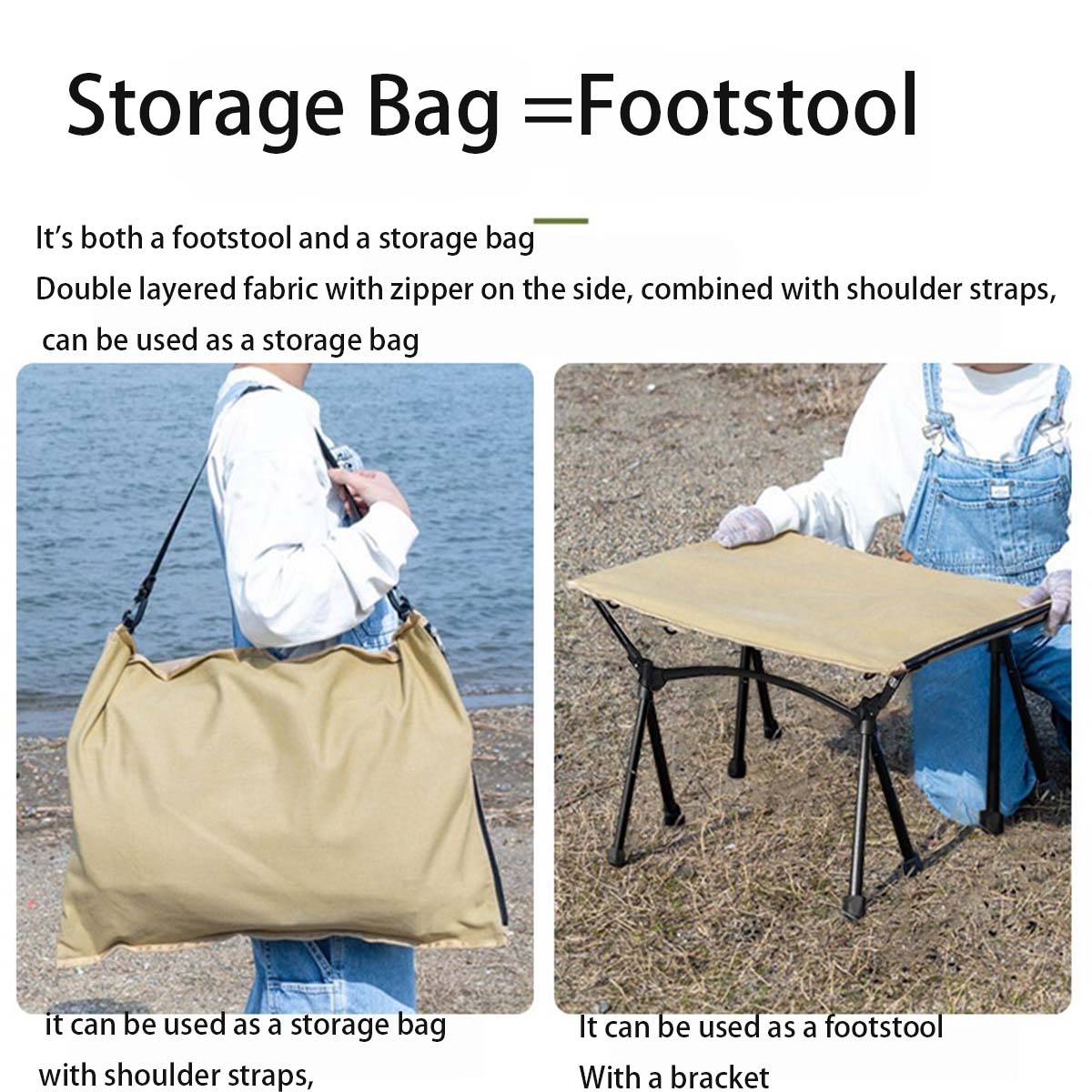 Multi-função acampamento lua c - Outdoor Camping Rocking Chair avaliação e preço