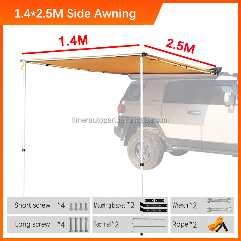 Toldo Lateral Personalizado co - Outdoor Camping Awning avaliação e preço