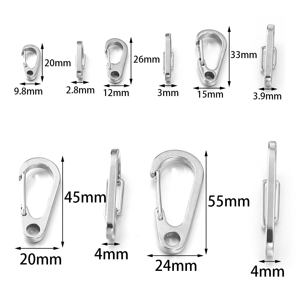 2-5 peças de mini mosquetões d - Outdoor Camping Bag avaliação e preço