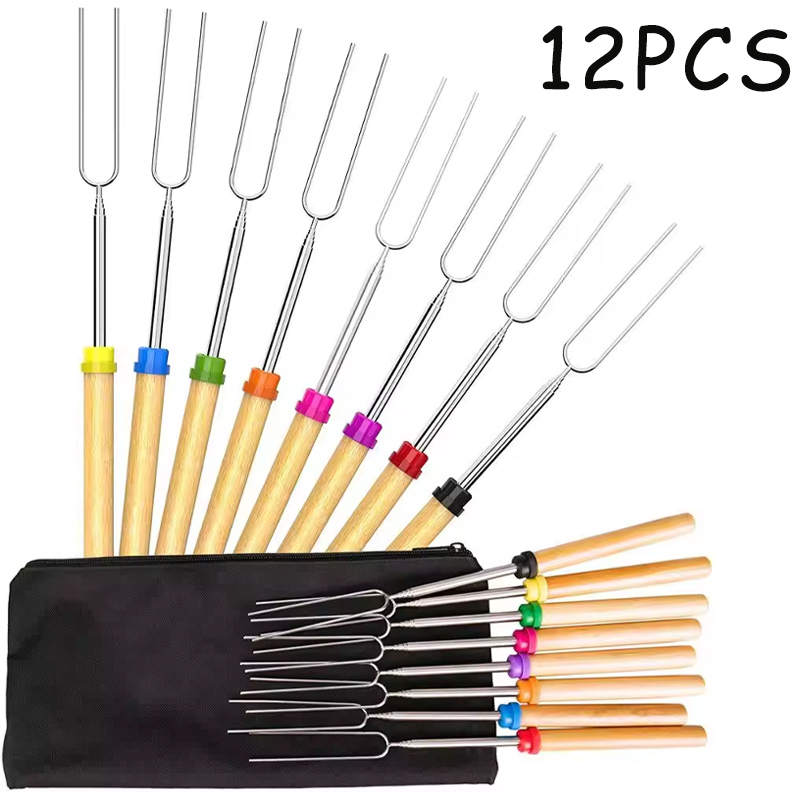 Espetos Longos de Aço Inoxidáv - Outdoor Camping Kitchen avaliação e preço