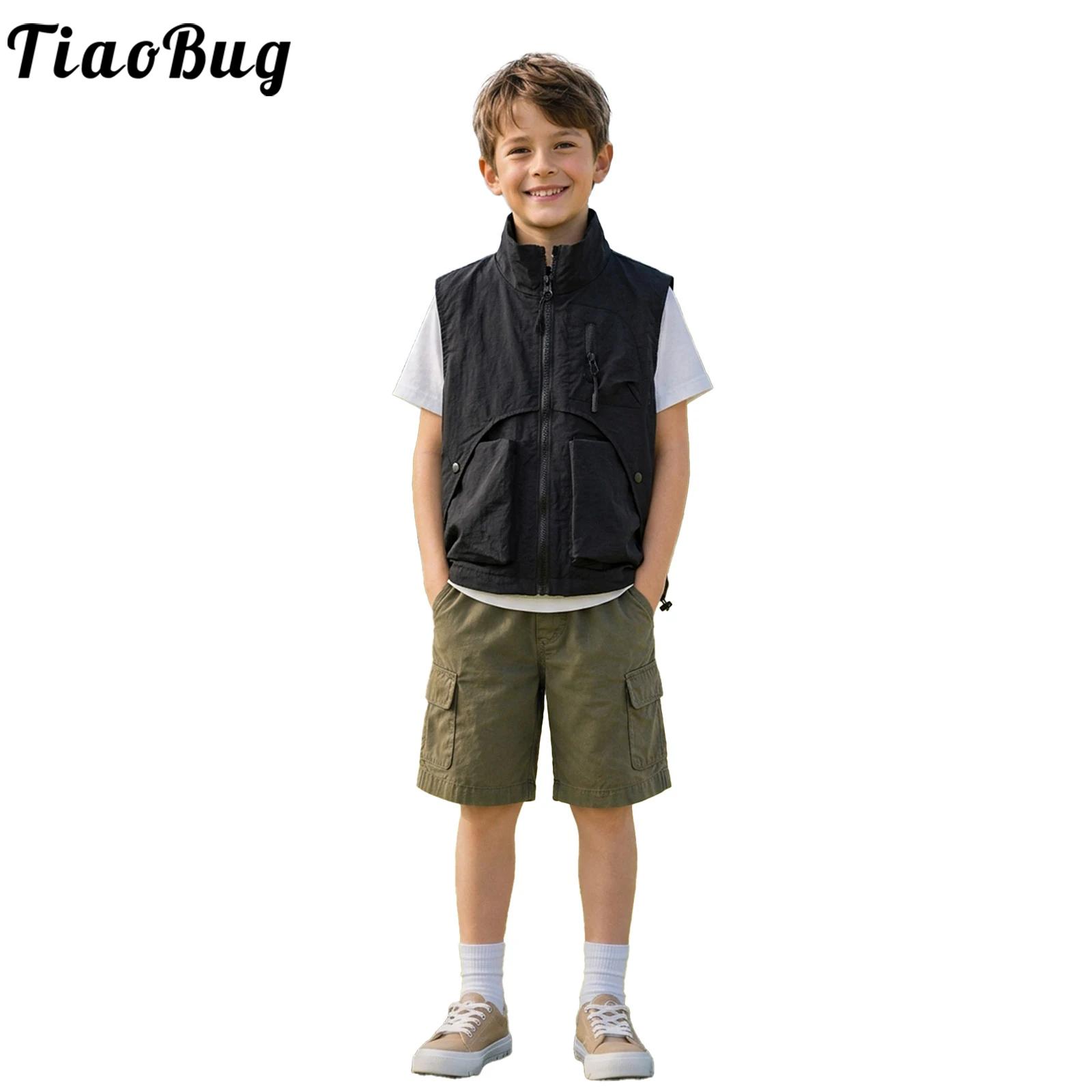 Colete Cargo Infantil Masculin - Outdoor Camping Activities For Kids avaliação e preço