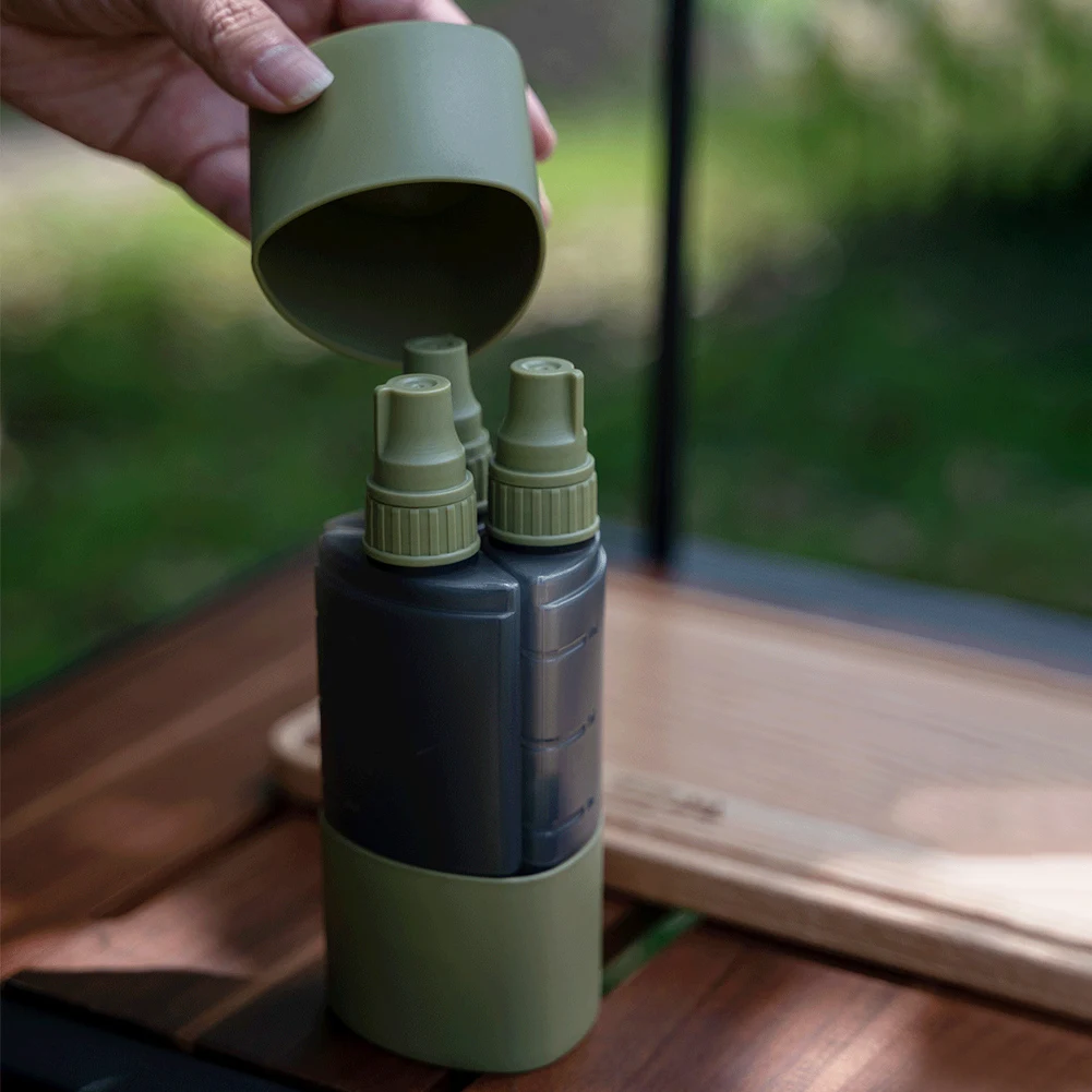 3 em 1 garrafa dispensadora de - Outdoor Camping Kitchen Table avaliação e preço