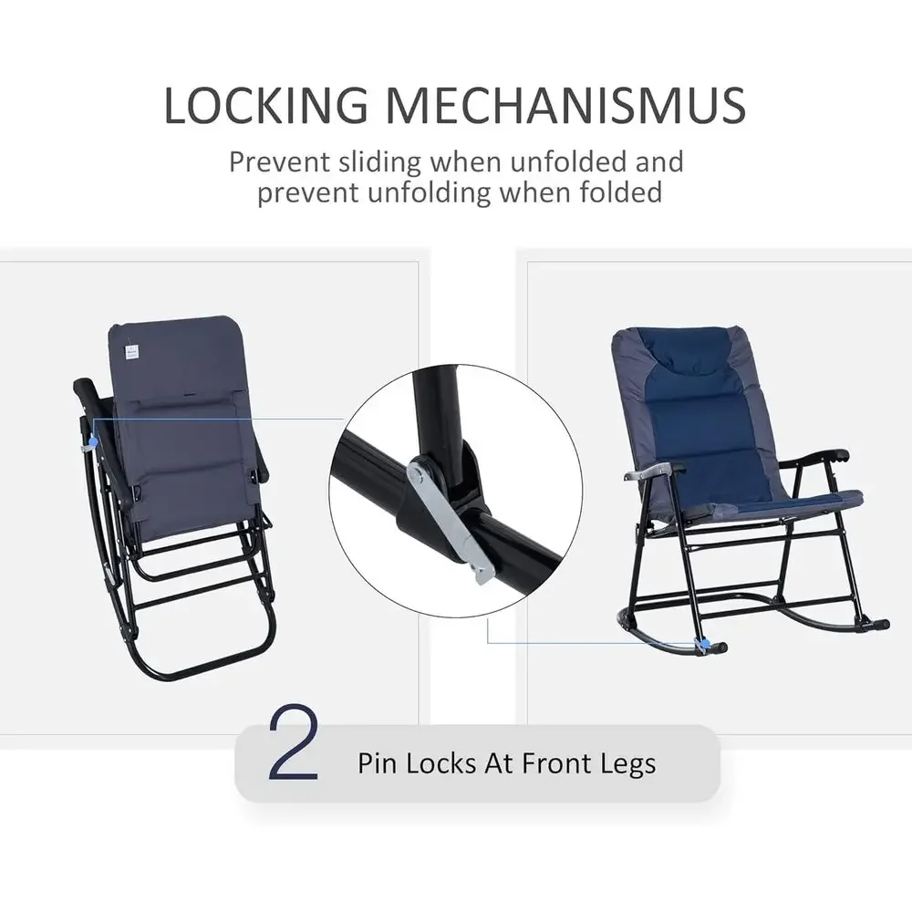 Conjunto de Móveis de Pátio Ex - Outdoor Camping Rocking Chair avaliação e preço