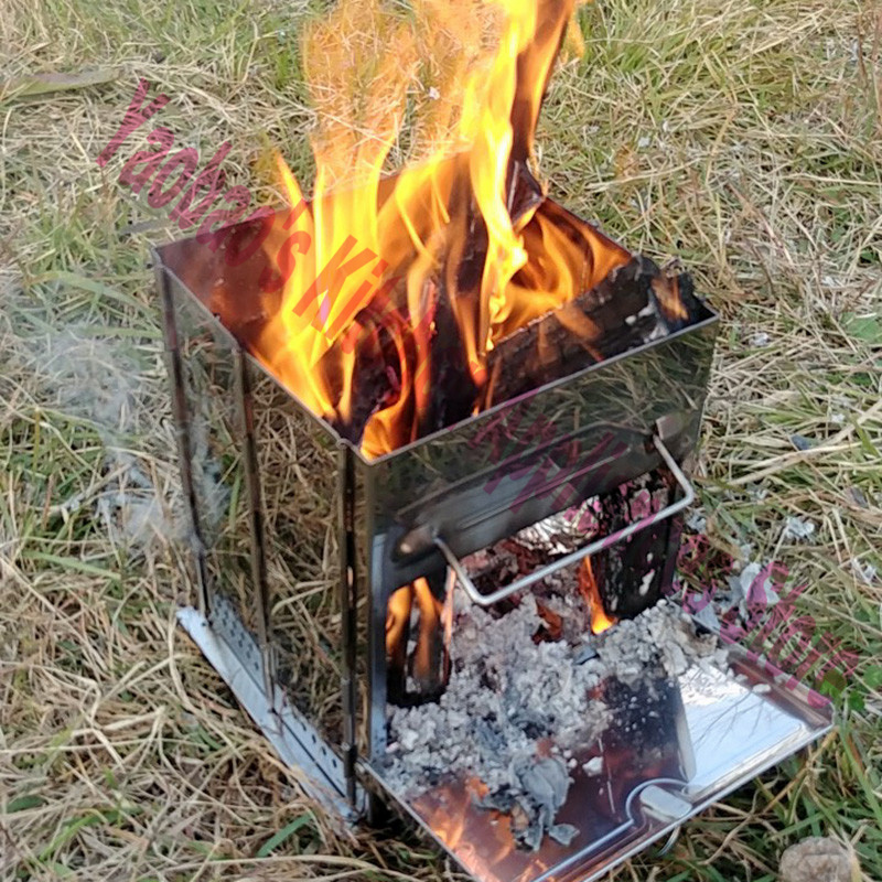 Fogão a Lenha Portátil Desmont - Outdoor Camping Cooking Equipment avaliação e preço