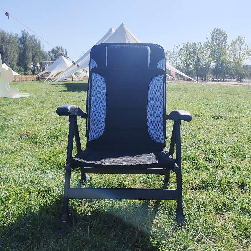 Cadeira Portátil Dobrável com  - Outdoor Camping Folding Chair avaliação e preço