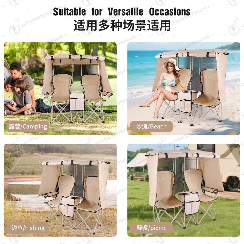 Cadeira de camping dobrável du - Outdoor Camping Folding Chair avaliação e preço