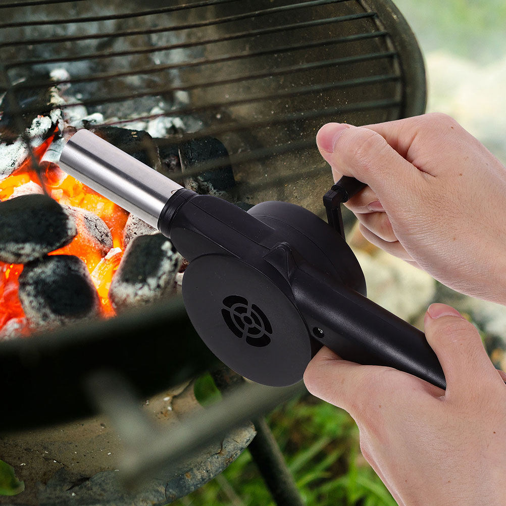 Ventilador Manual de Manivela  - Outdoor Camping Cooking Equipment avaliação e preço