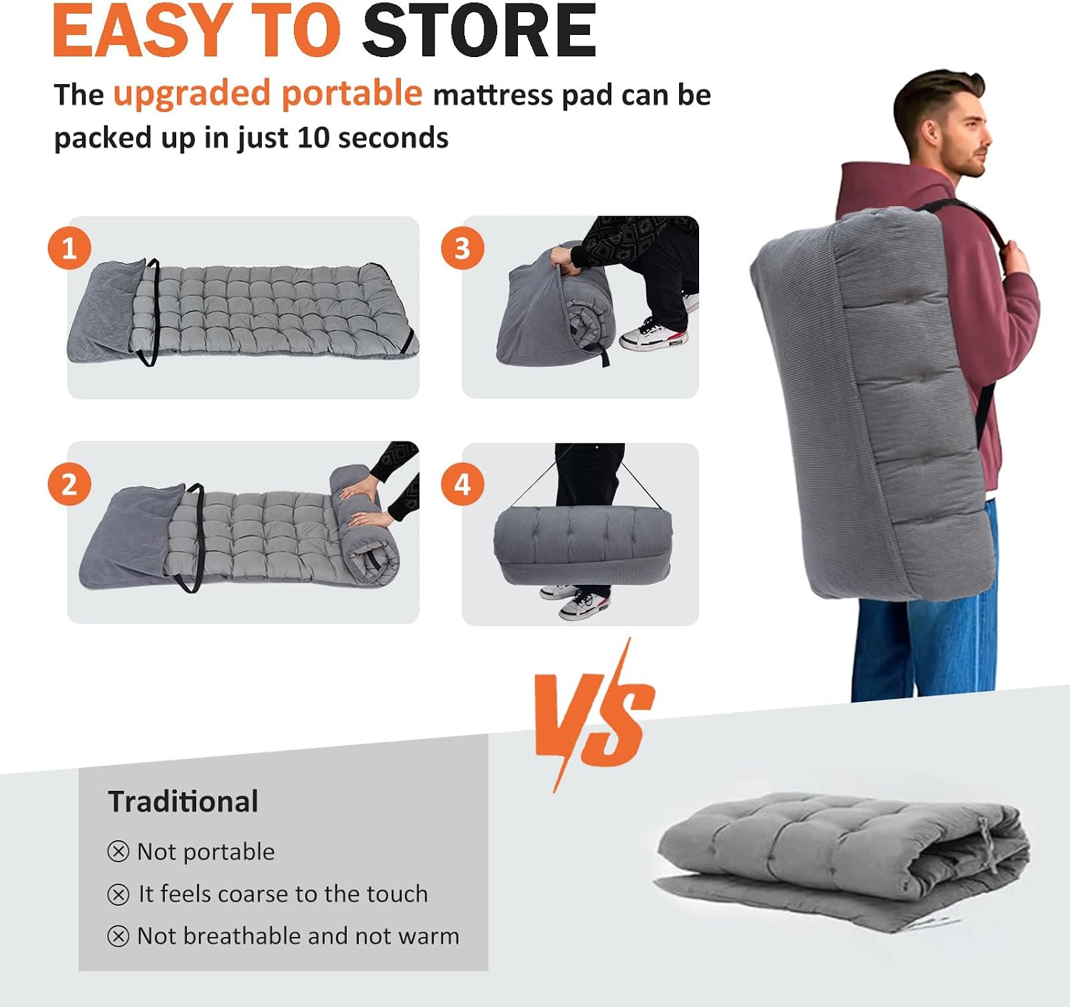Cama de Camping para Adultos c - Outdoor Camping Cot avaliação e preço
