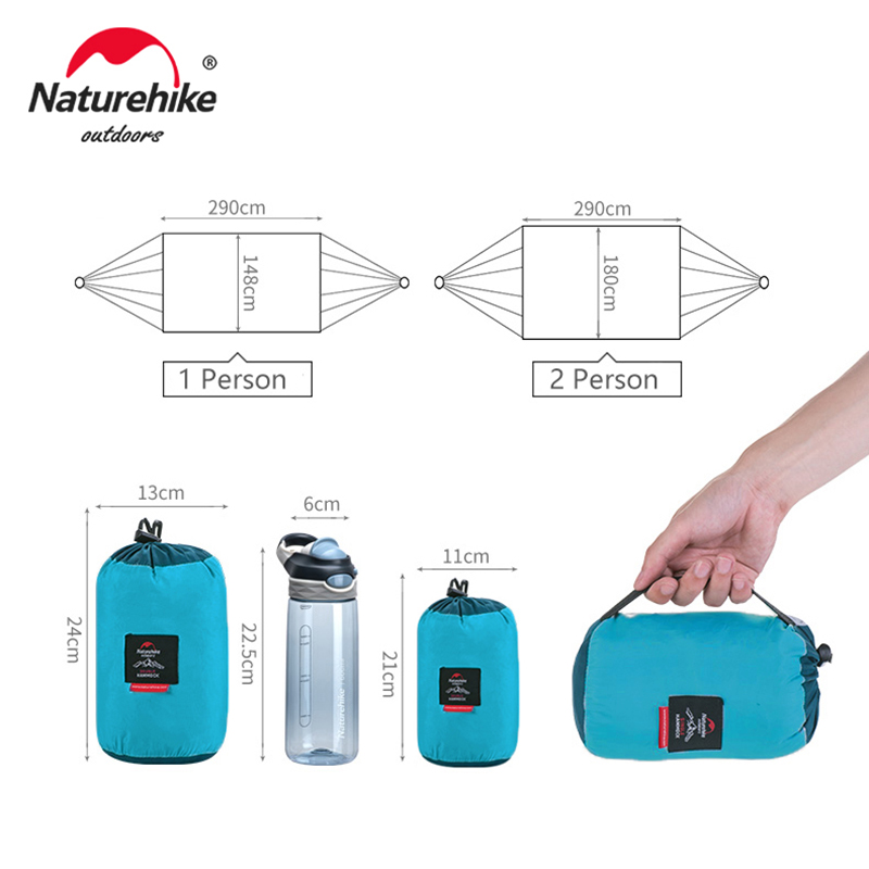 Naturehike balanço rede 1 2 pe - Outdoor Camping Cot avaliação e preço