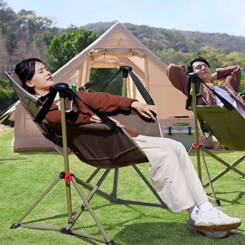 Cadeira Portátil Dobrável de M - Outdoor Camping Rocking Chair avaliação e preço