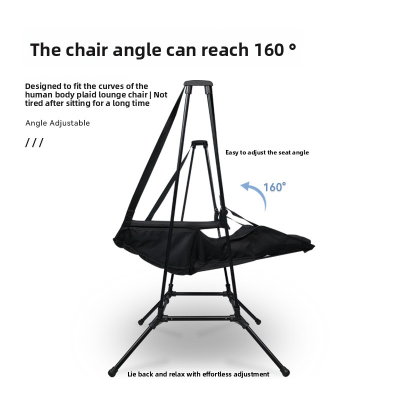 Cadeira de lua com encosto alt - Outdoor Camping Rocking Chair avaliação e preço